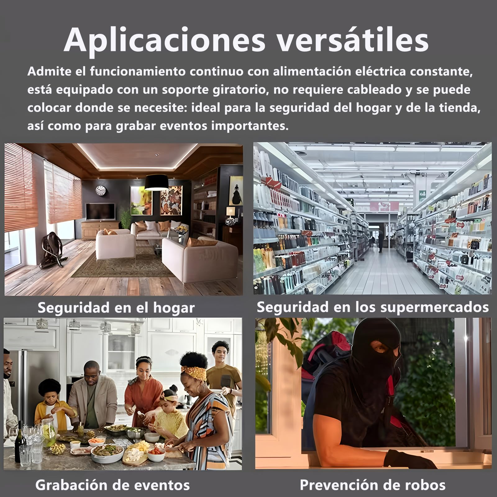 Mini Cámara WiFi, Cámara Espía Oculta Portátil, Cámara de Vigilancia Interior HD, Vigilancia Remota a través de App Live Streaming con Detección de Movimiento para Hogar y Oficina.