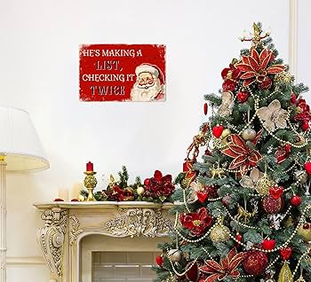 Amazon.com: Santa Claus Making a List Checking It Twice