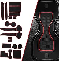 Vista 1 de CupHolderHero Compatible con accesorios Nissan Frontier 2005-2024, insertos de portavasos interiores personalizados premium antideslizantes