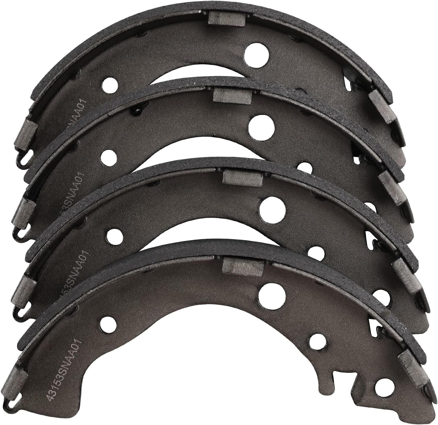 Rear Left & Right Brake Drums and Shoes Set Compatible with Civic 2006-2015