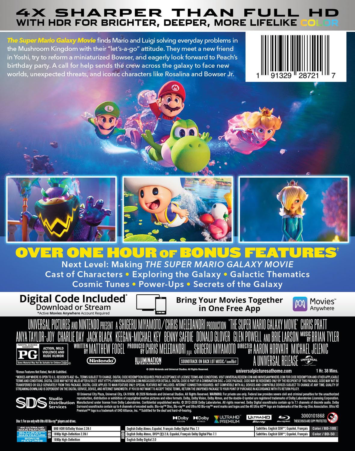 The Super Mario Galaxy Movie [Blu-Ray] [Region Free] (IMPORT) (Nessuna versione italiana)