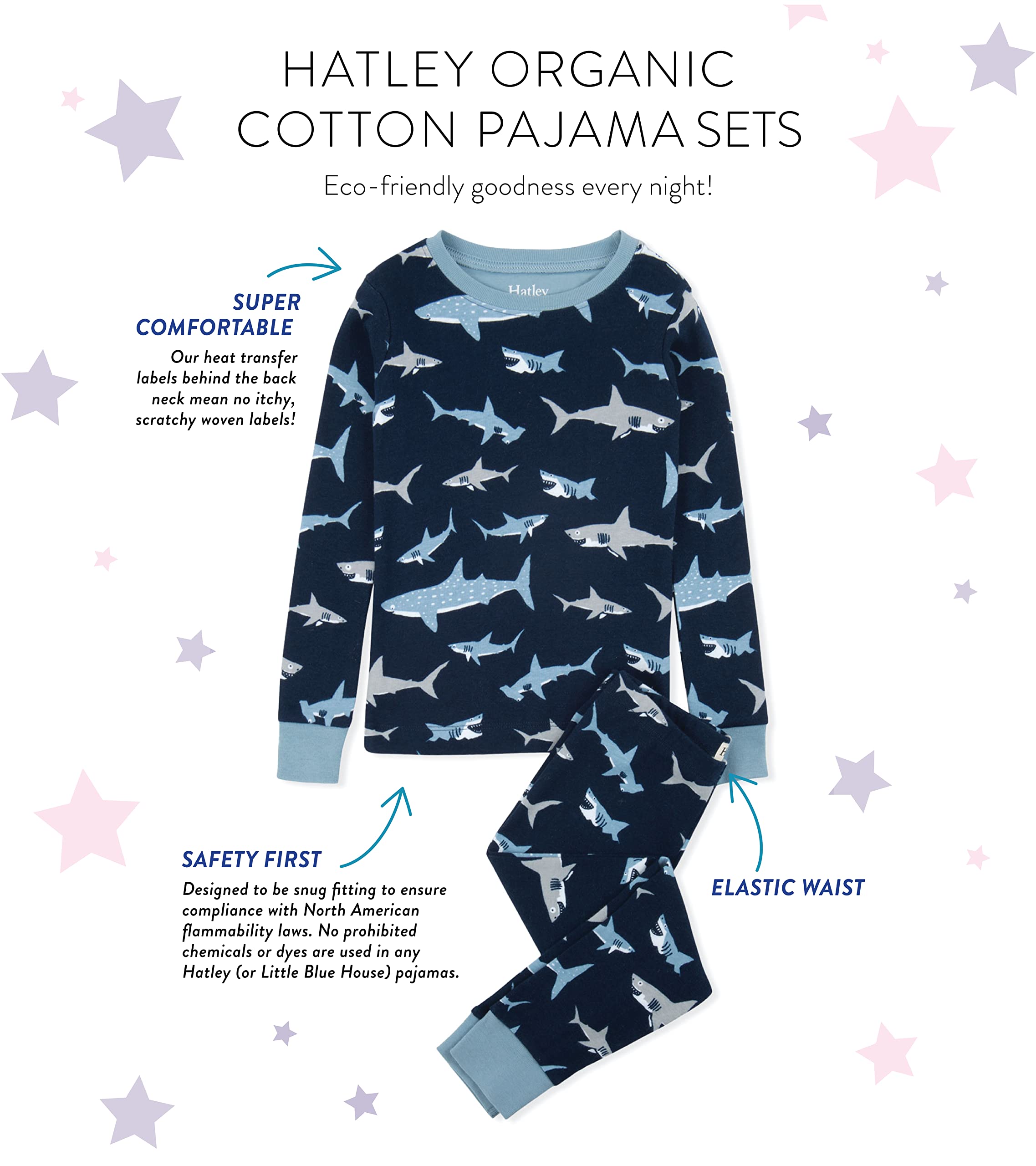 Hatley Jungen Lange Schlafanzüge Long Sleeve Pyjama Set Pajama Set