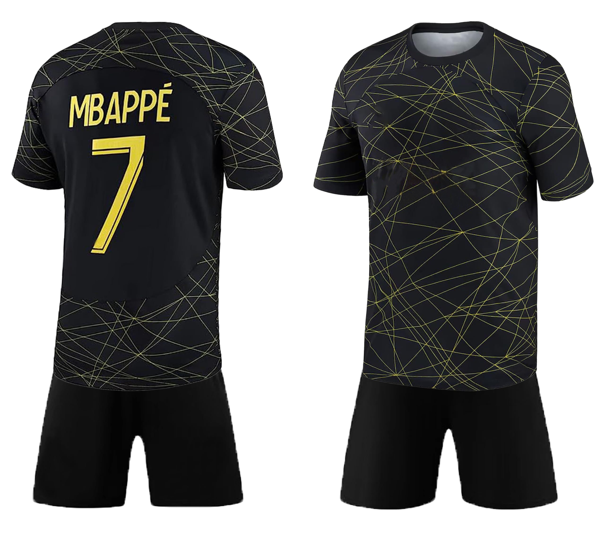 Sports Soccer Football Jersey Football Jersey Tshirt with Black Shorts Jersey for Men and Boys L302-picture-55