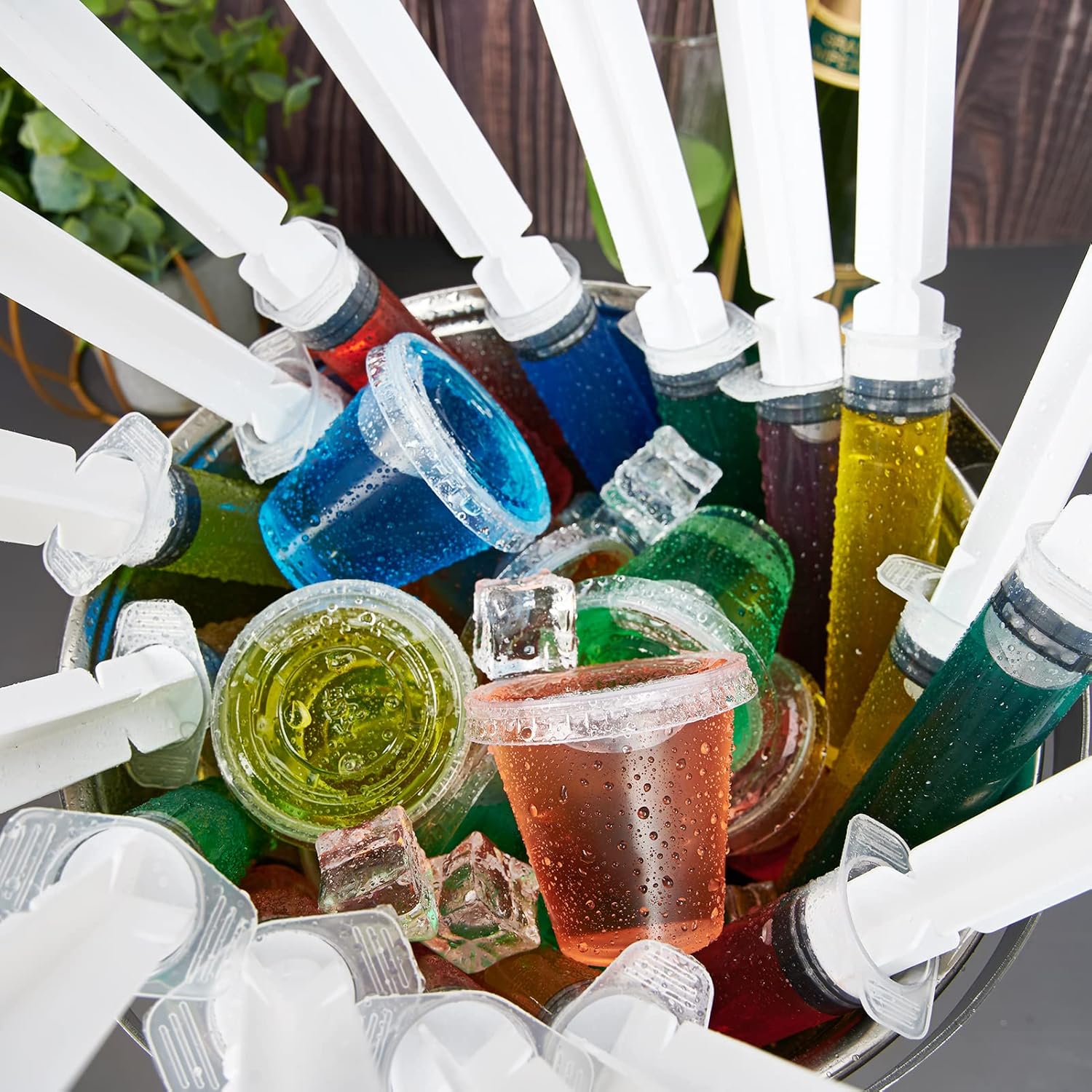 Buy 50 Piece Jello Shot Set Include 25 1.5 oz Jello Shot Syringes and 25 2 oz Jello Shot Cups