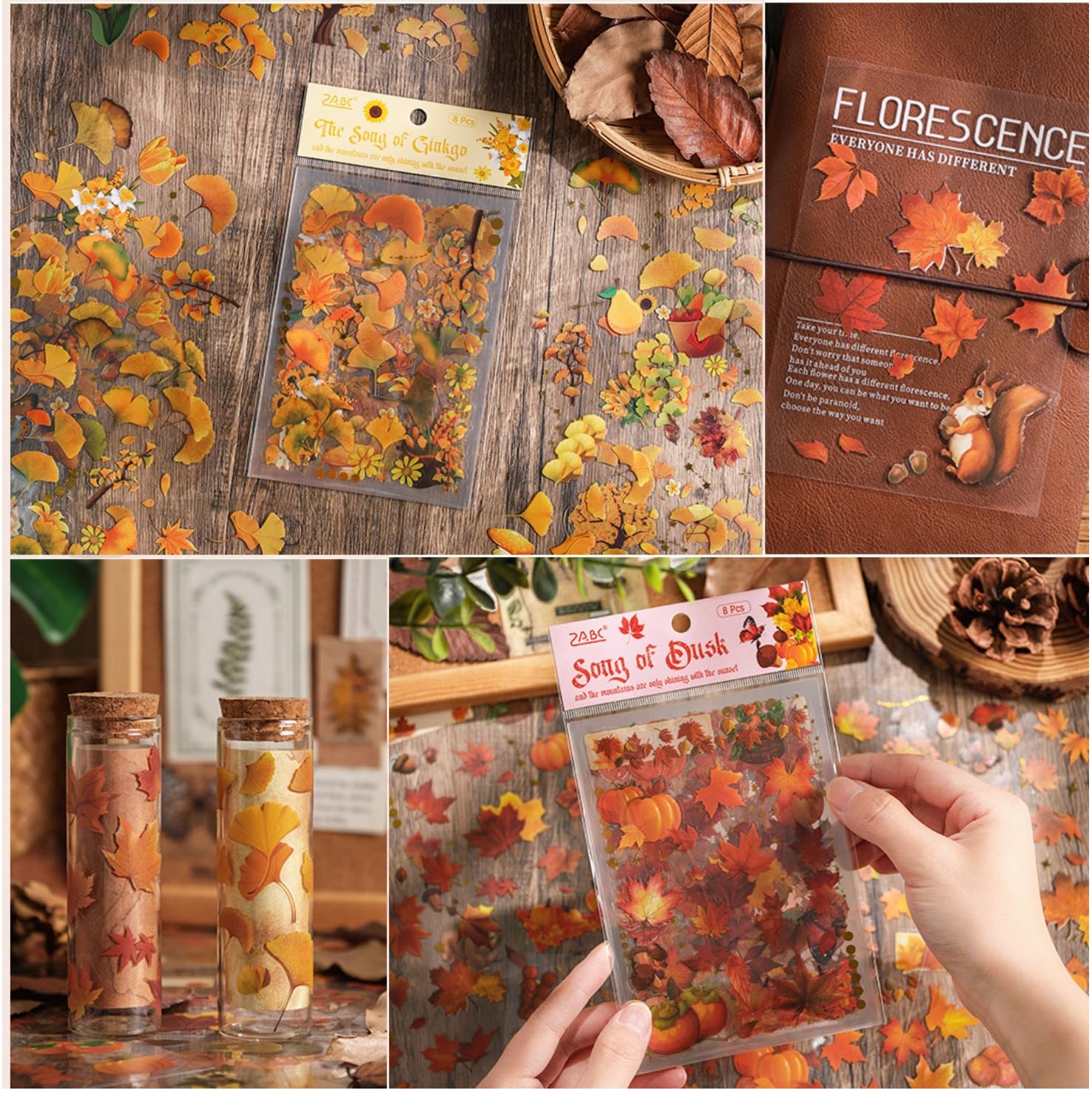 FunBlast Kawaii Sticker Set - 2 Packets, 140+ Stickers for Kids, Retro Seasons Stickers, Forest Dusk Flower Butterfly Decorative Stickers, Self Adhesive, Japanese Style Sticker (Multicolor) (B0D8HY29GT) Amazon Price History, Amazon Price Tracker