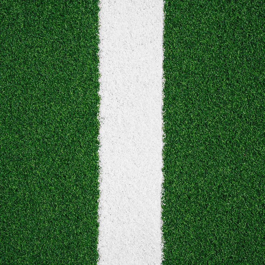 FORZA Baseball Hitting Mat 6x6ft | Turf Training Mat with Batter’s Box Markings and PU Foam Backing for Indoor or Outdoor Use - Ideal for Baseball and Softball Practice [Green or Red]