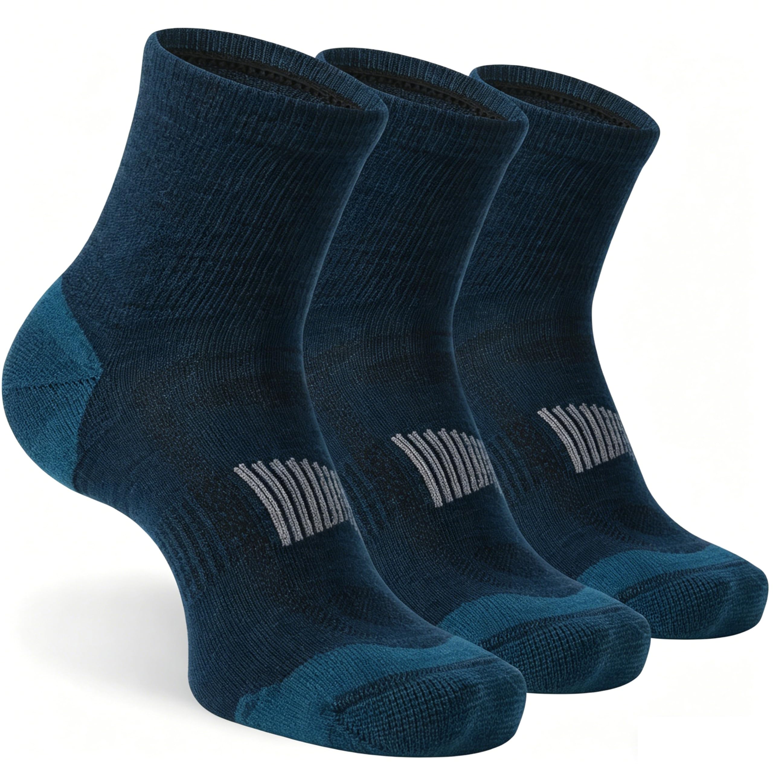 3 Pairs 90% Merino Wool Ankle Business Casual Thin Wool Socks
