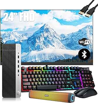 HP ProDesk 600 G4 SFF 16GB (新品)SSD+HDD HP ProDesk 600 G4 SFF Refurbished Desktop Computer, Intel