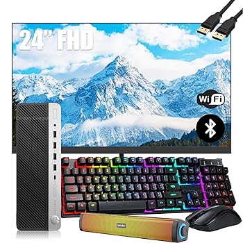 Amazon.com: HP ProDesk 600 G4 SFF Desktop Computer with 24
