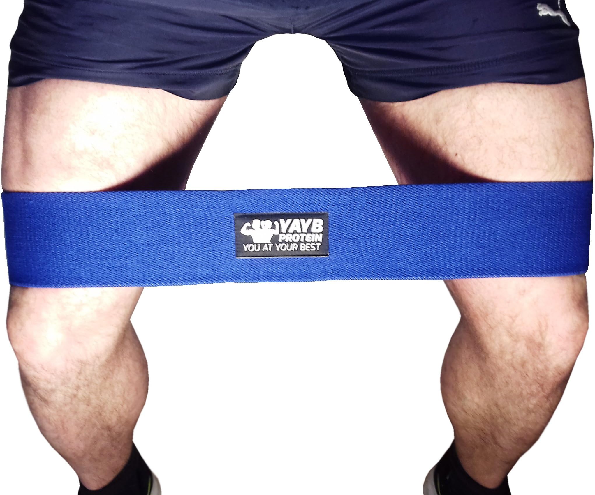 YAYB Protein Hip Glute Circle - Premium Reinforced Stitching Join - Added stitching for heavy repeated usage - Glute activation trainer for increased performance