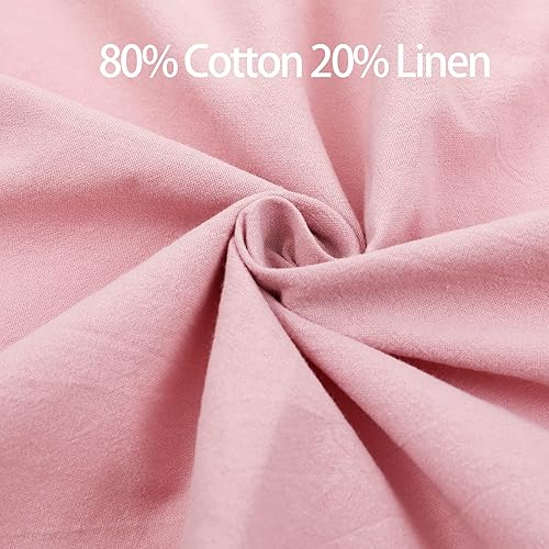 Miniatura 7 de Delantal de lino de algodón suave, delantal de arte de lino retro, delantal casual ajustable con toalla, ideal para floristería y cocina