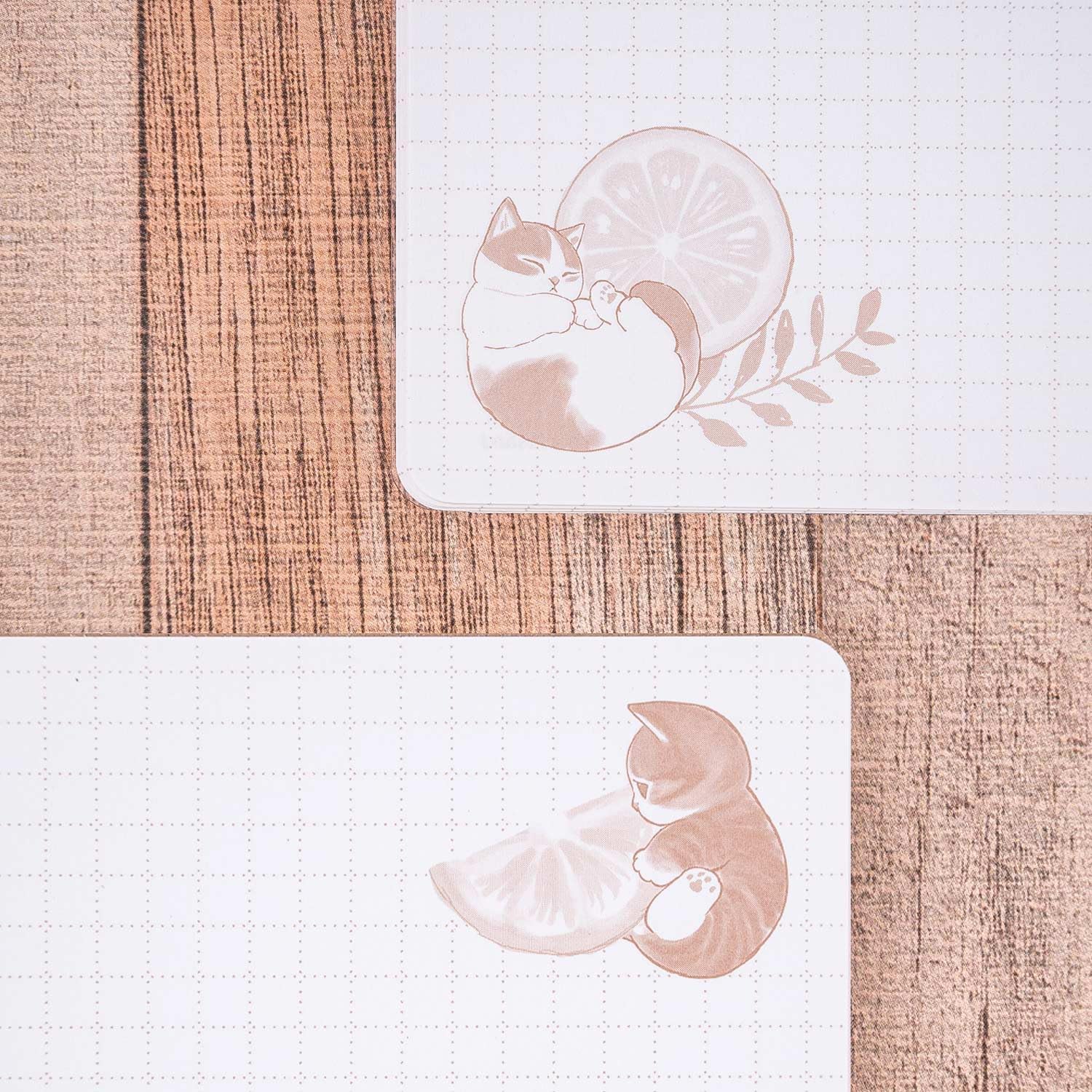 Sunstar Stationery Mofusand Notebook Ring, B6, Lemon Tea S2641844