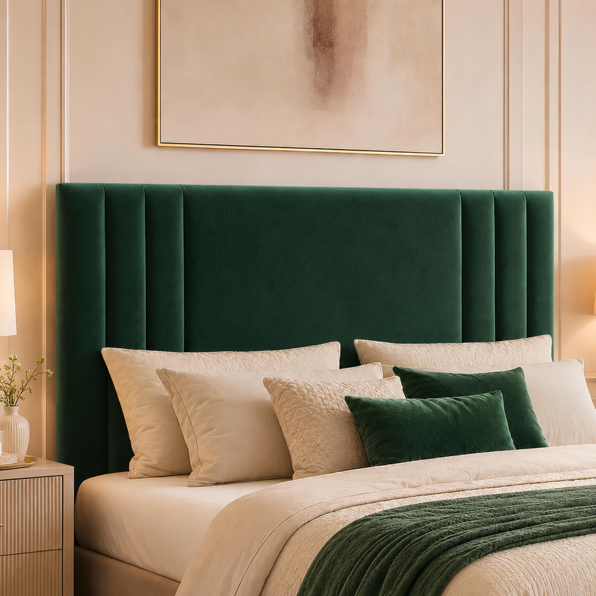 Headboards for Beds - 24” Divan Bed Headboard - Rio Plush Fabric Headboard