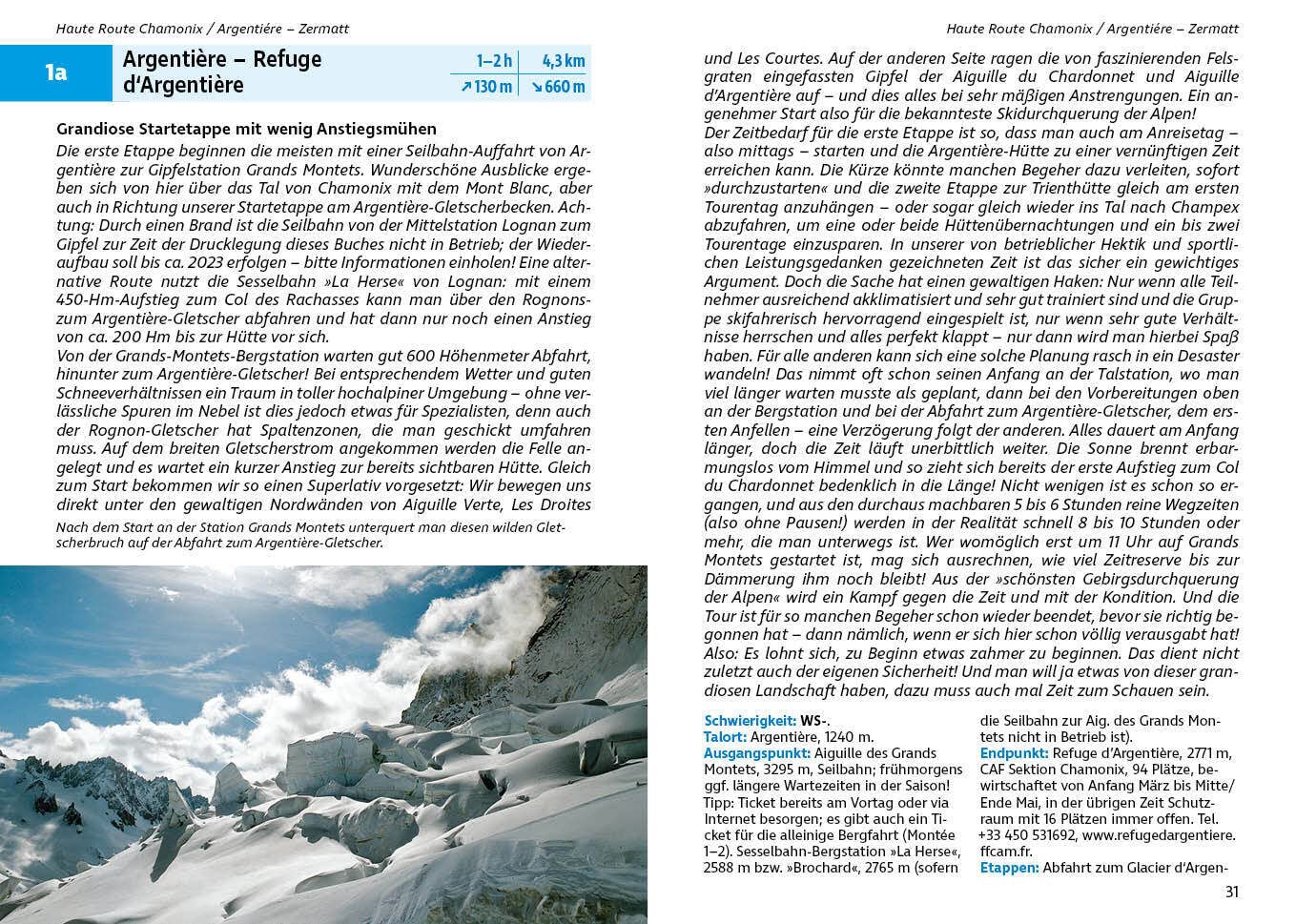 Haute Route: Von Chamonix nach Zermatt / Saas Fee. Alle Etappen. Mit GPS-Tracks (Rother Skitourenführer)