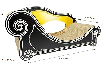 Amazon | カリカリーナ 爪とぎ ベーシック ハリウッドブラック