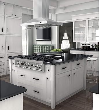 Z Line GL2i-42 Stainless Steel Island Mount Range Hood, 42-Inch