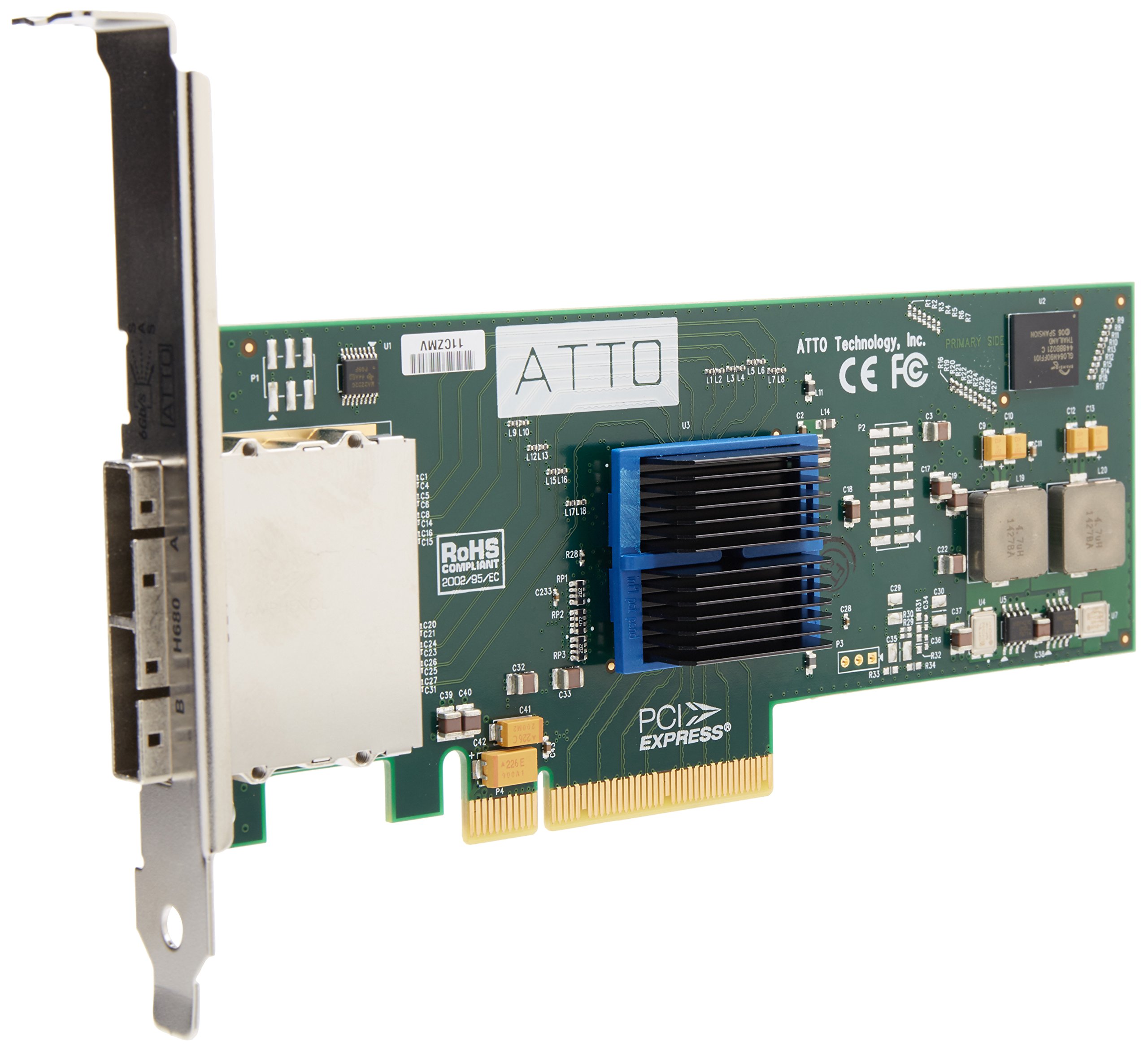 ATTOExpressSAS ESAS-H680-000 Express SAS RAID Adapter (PCIe 2.0 to 6GB SAS/SATA 8 External)
