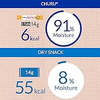 Vista 27 de INABA - Golosinas Churu para gatos, puré cremoso para gatos, sin cereales, que se puede lamer y exprimir / suplemento con vitamina E y taurina, 0.5