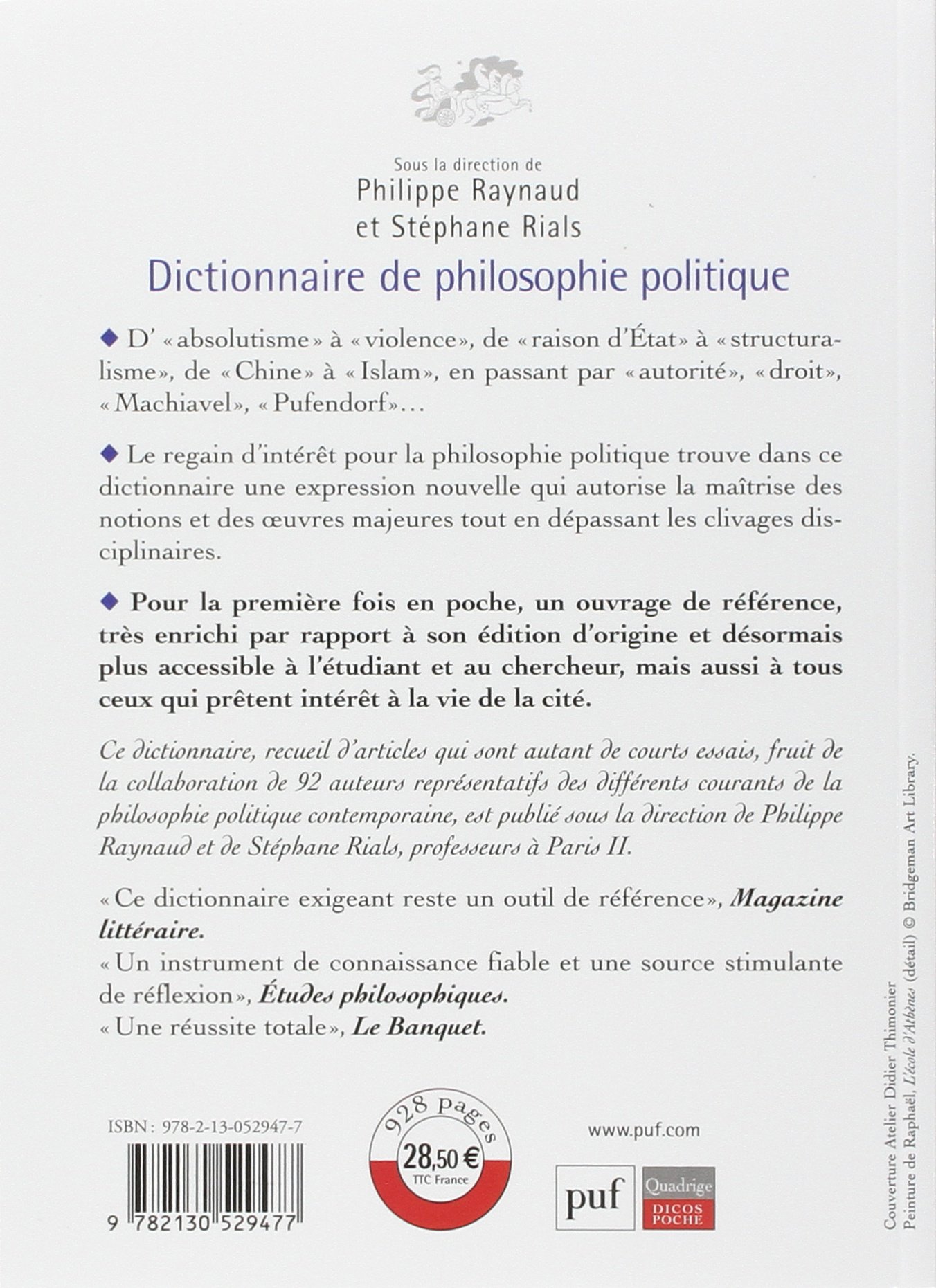 Dictionnaire de philosophie politique