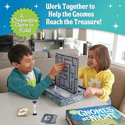 Miniatura 2 de Peaceable Kingdom/Gnomes at Night- Un juego de laberinto cooperativo para niños.