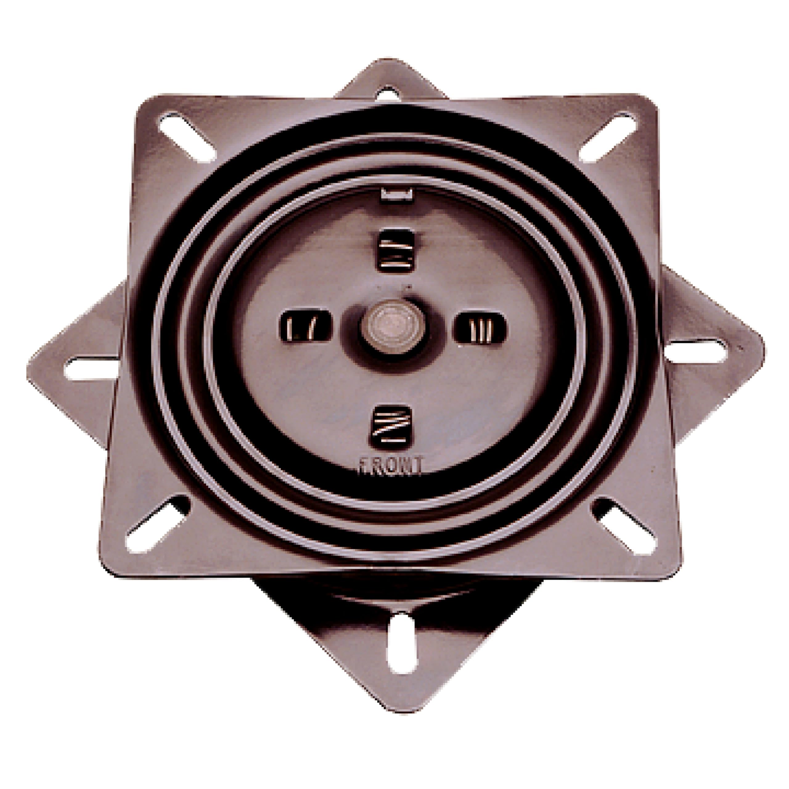 Trendler Bar Stool Swivel Plate Replacement - Automatic Return Swivel - 7 Inch Square - Commercial Grade Chair and Stool Replacement Parts - Made in