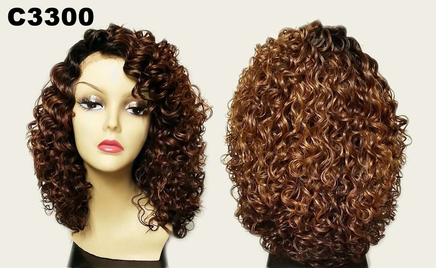 SUPER C SIDE KELLY (C3300) - VANESSA FASHION C SIDE LACE PART FULL WIG