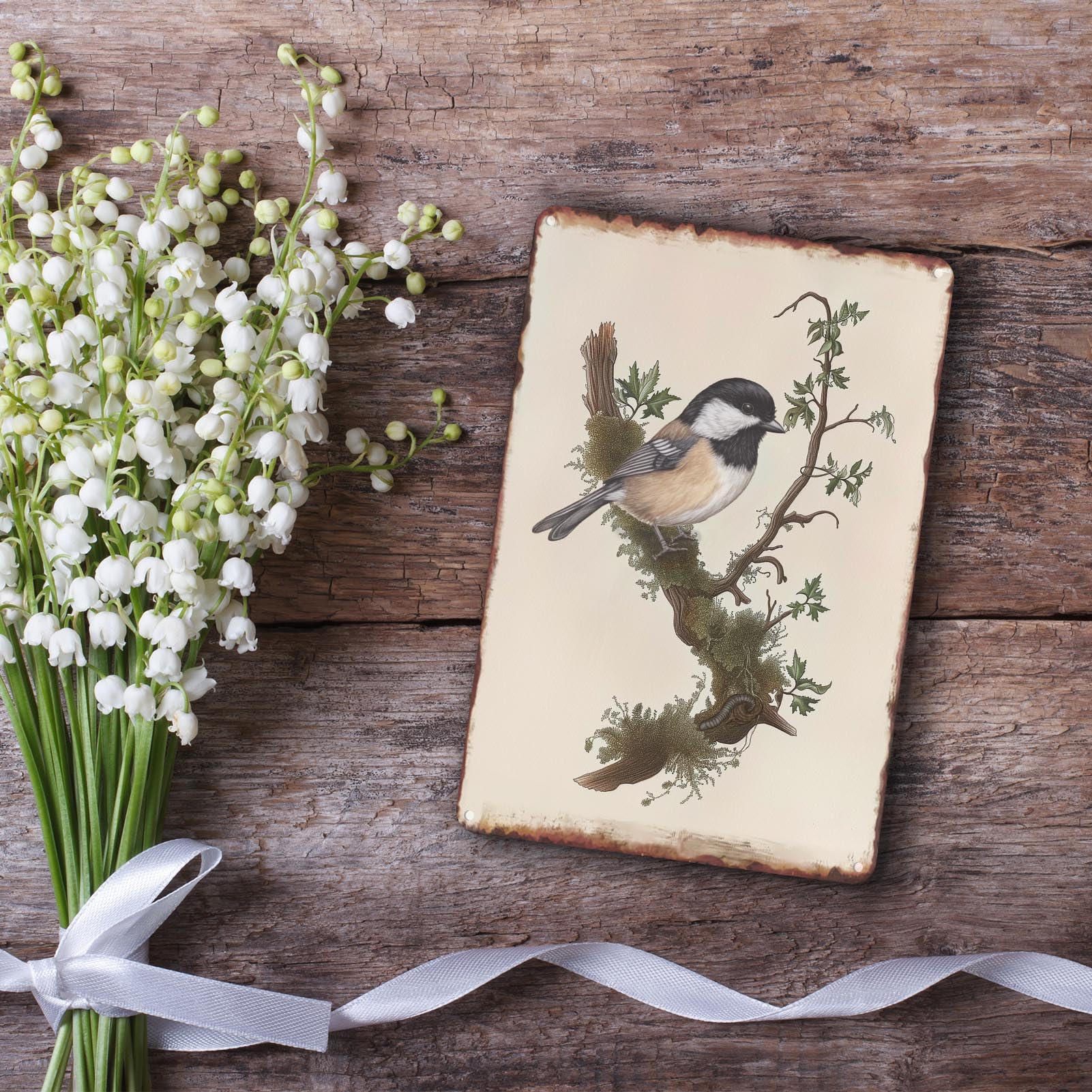 Sanwarm Targa in metallo, 20 x 30 cm, con gallina e gallina, stile retrò, vintage, decorazione da parete per casa, soggiorno, cucina, giardino, camera da letto, ufficio, hotel, bar e pub
