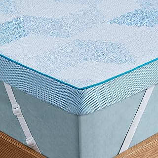 PERLECARE Firm Mattress Topper Twin XL - 3 Inch Cooling Memory Foam Bed Topper for Pressure Relief, Soft and Supportive, Non-Slip Design, Removable and Washable Cover, CertiPUR-US Certified