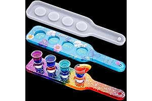 Epoxy Resin Shot Glass Holder DIY Mold Tray