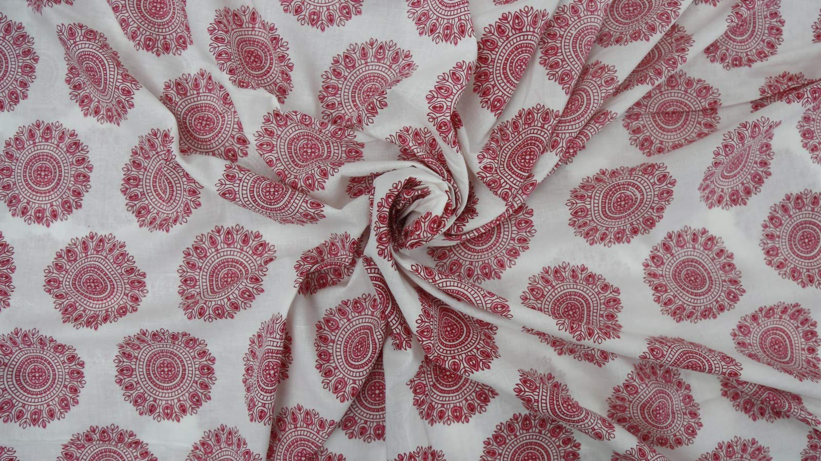 Tissu de couture de mètre en coton imprimé 5m idéal pour patchwork et rideau