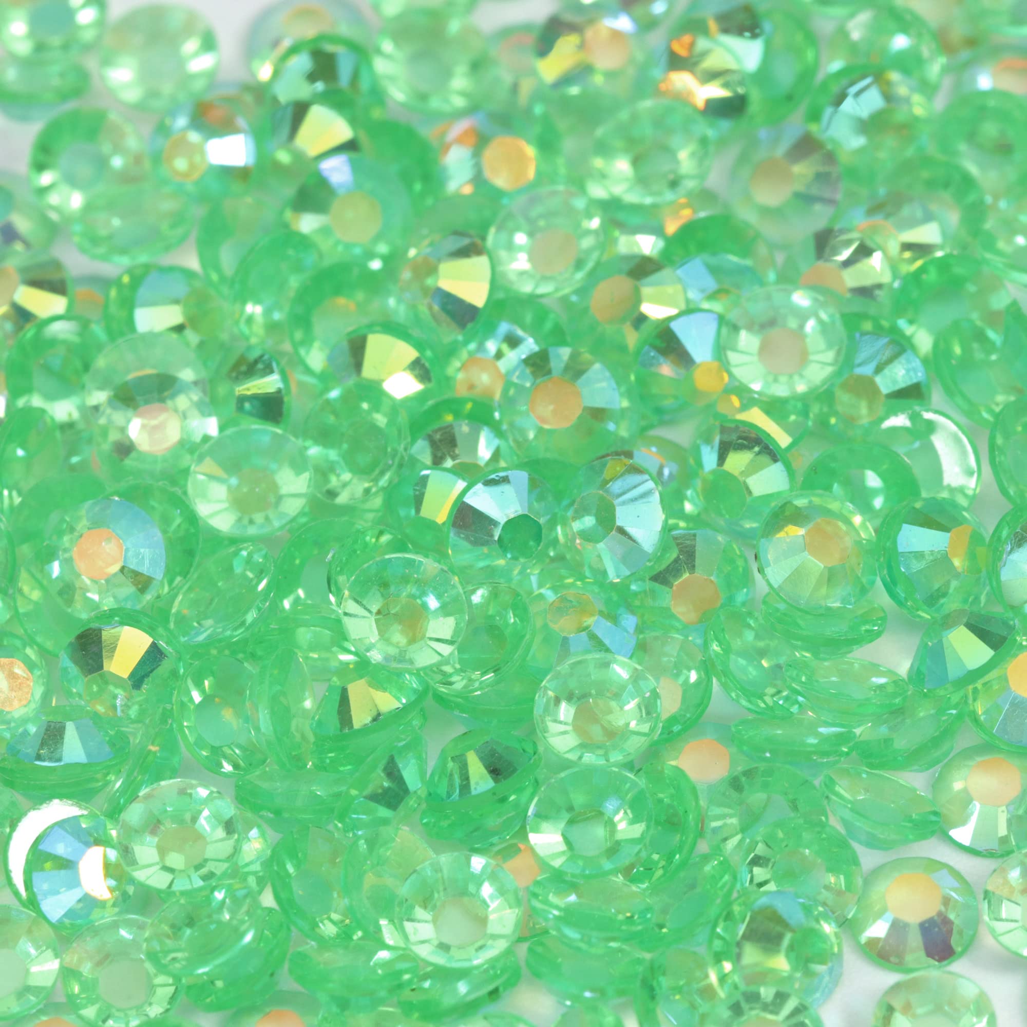 250pcs 6mm Flat Back Non-Stick Rhinestone Crystal Diamantes Nail Art & Craft Scrapbooking Embellishments 90 Available Colours (6mm, AB Clear #A13) — view 86