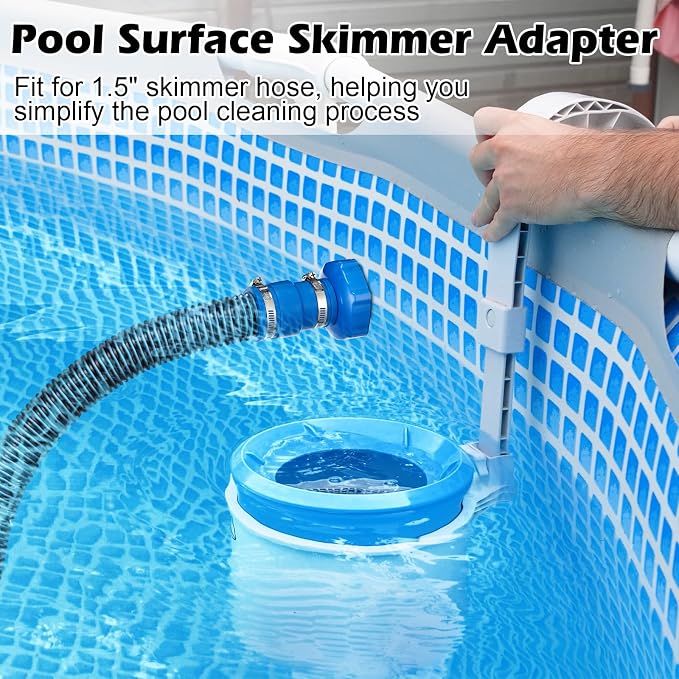 Kit adaptador manguera para piscina 1.5 pulg miniatura 6