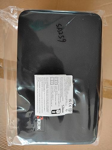 Miniatura 8 de SIQUK Estuche de almacenamiento de dados de gran capacidad con bandeja ranurada extraíble doble y asa, soporte organizador de dados