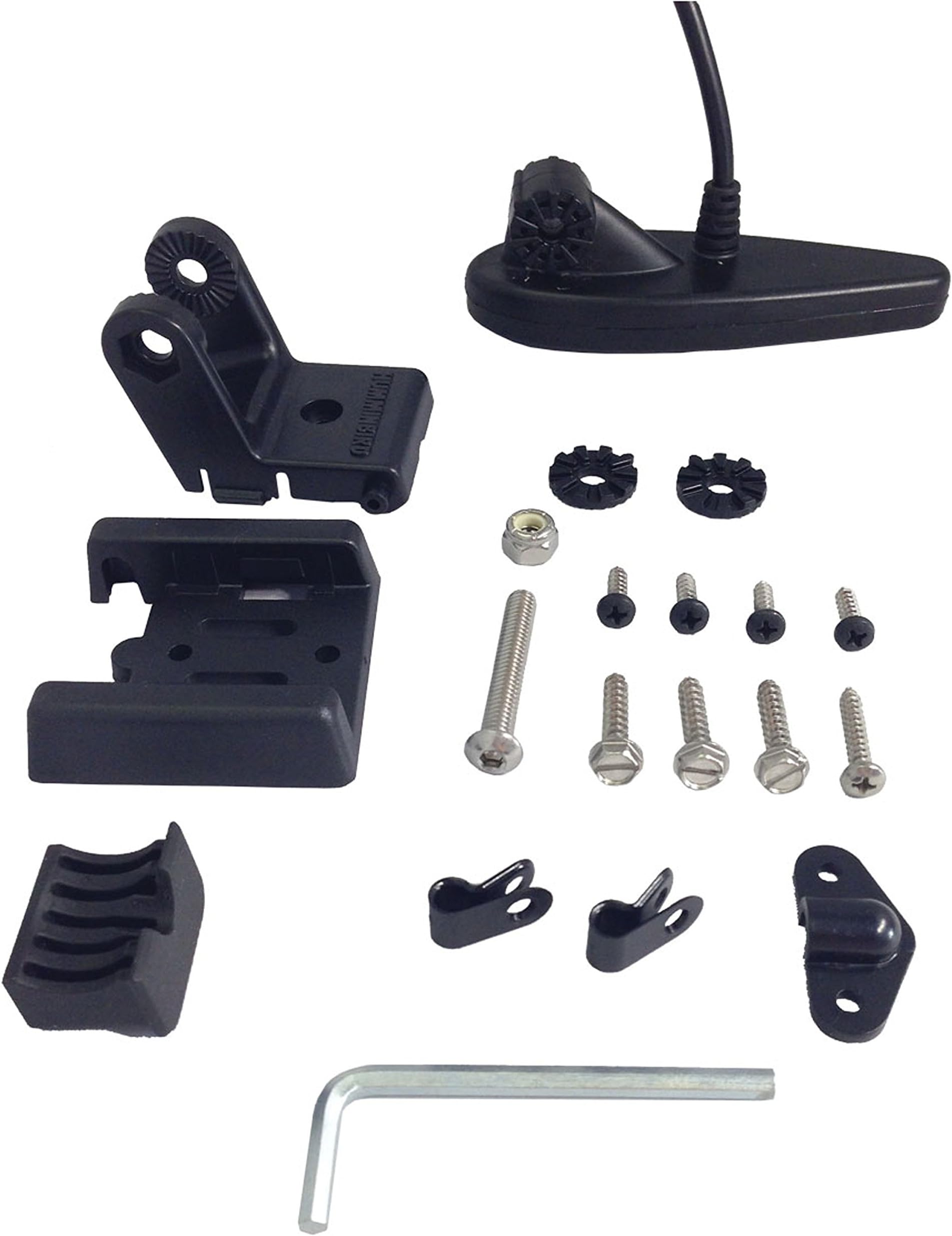 Humminbird XNT-9-DI-T Transom Mount Transducer, 200/455 kHz, w/Temp (710226-1)