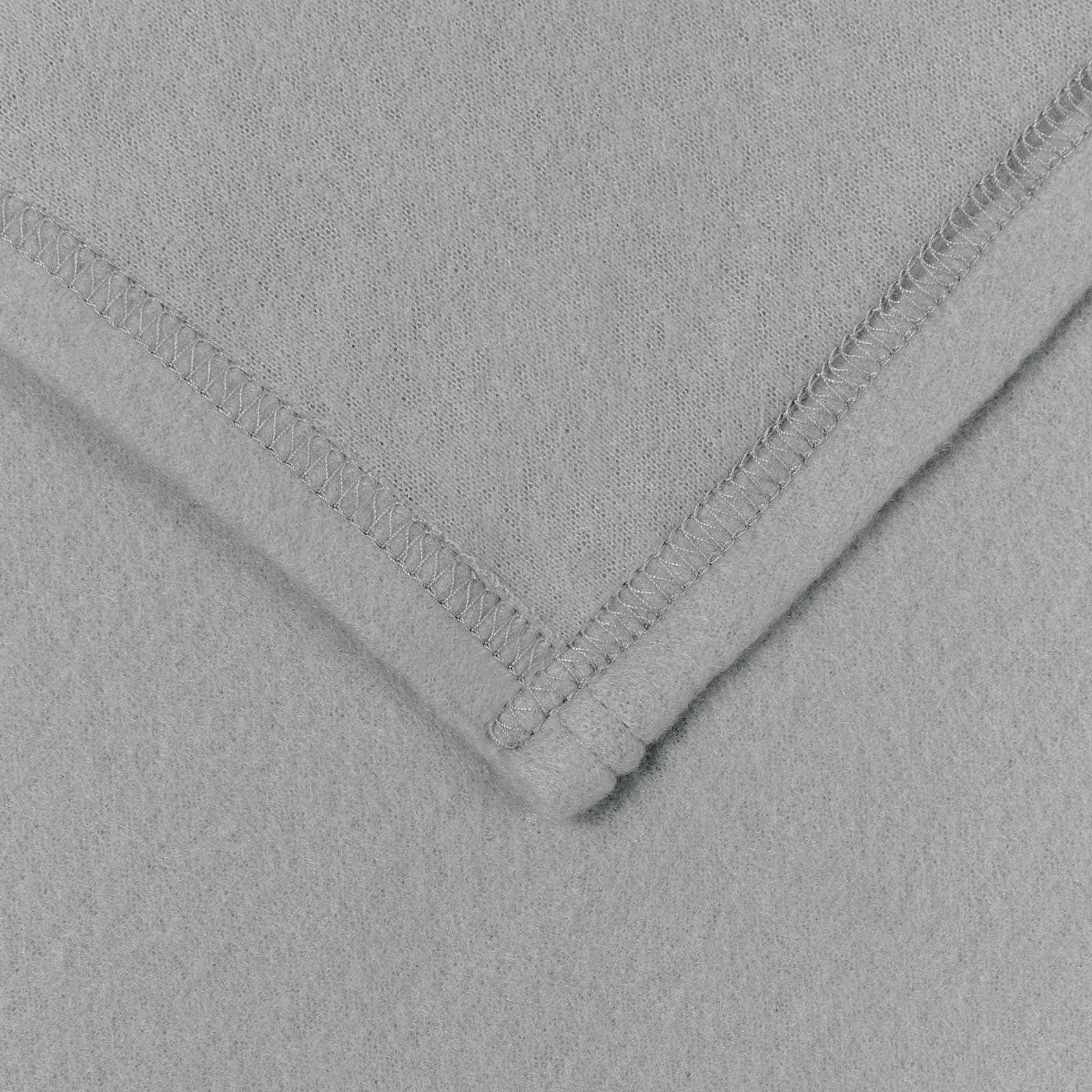 Wohndecken 24 Stück Grau Fleece 170 x 130 cm Kuscheldecke Tagesdecke Überwurf Sofa Couch Schlafzimmer Wohnzimmer atmungsaktiv weich warm flauschig