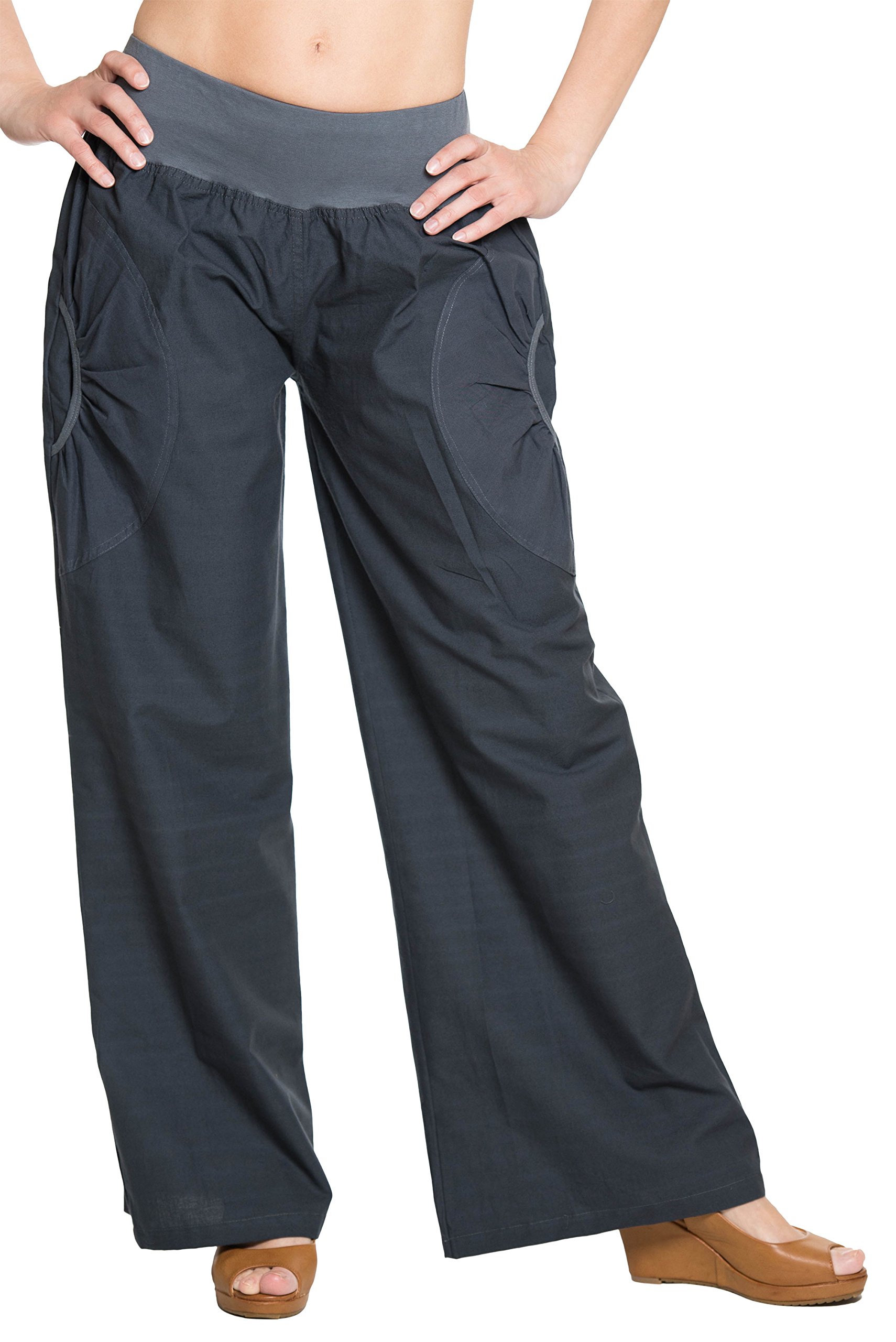 Pantalons en Coton pour Yoga, Pantalon thaï Large Unisexe Sportif avec Ceinture élastique et Deux Poches Pratiques - Plusieurs Tailles et Designs différents