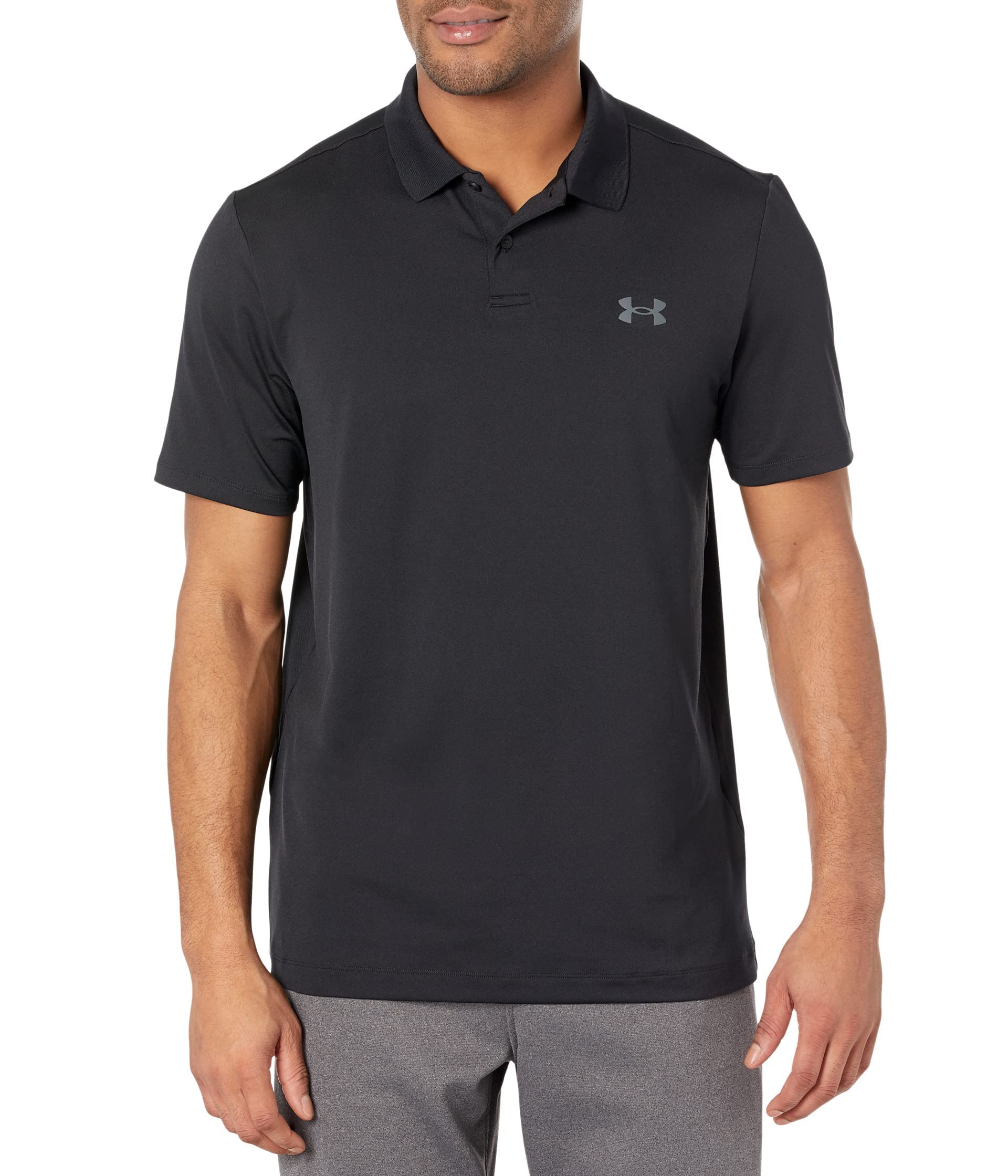 Under Armour Mens Performance Polo Shirt Black 3XL