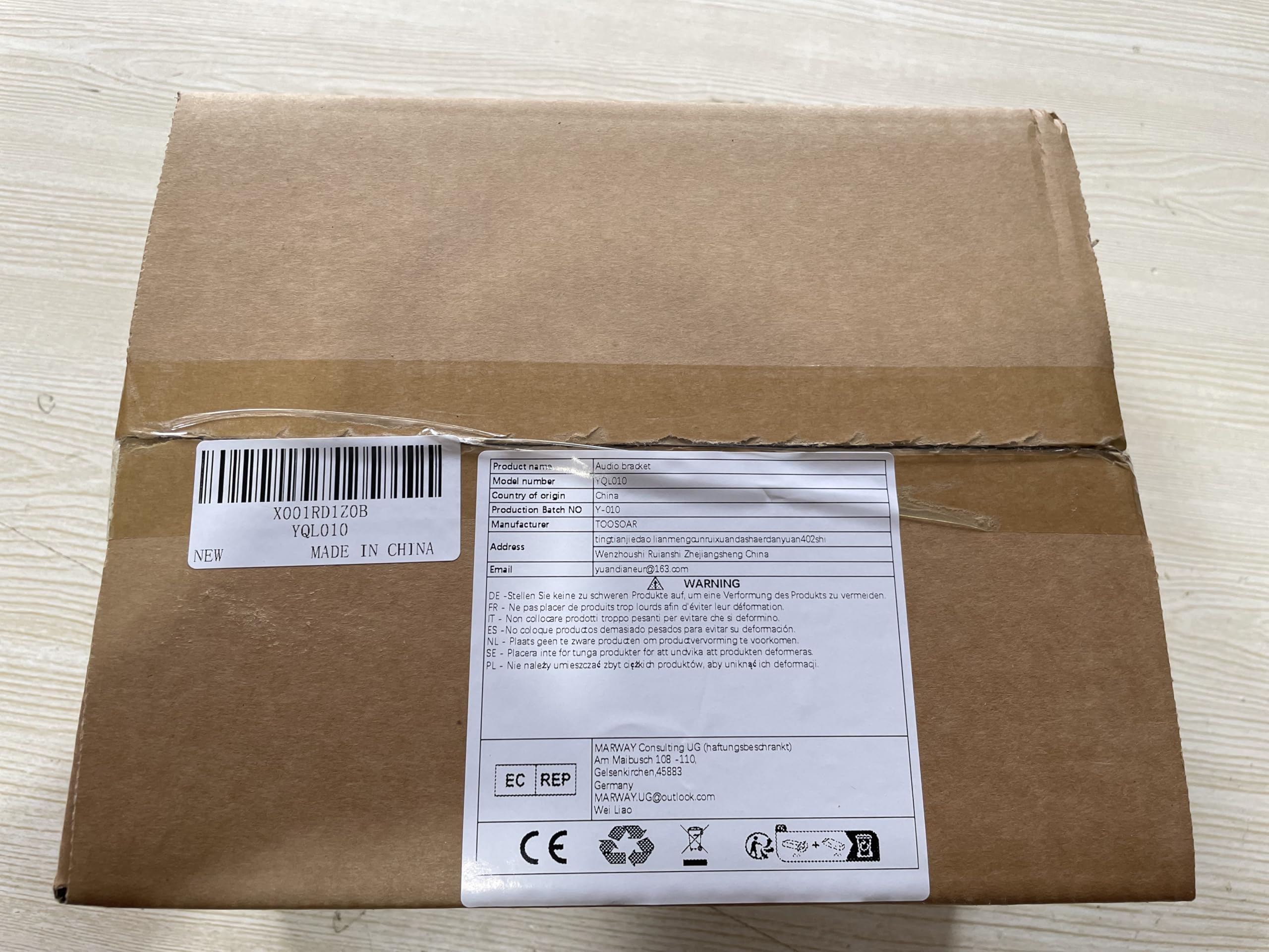 Supports Enceintes Studio 2 Pièces Noir - Hauteur Réglable 93-160cm Charge 15kg | Pour Moniteurs Studio