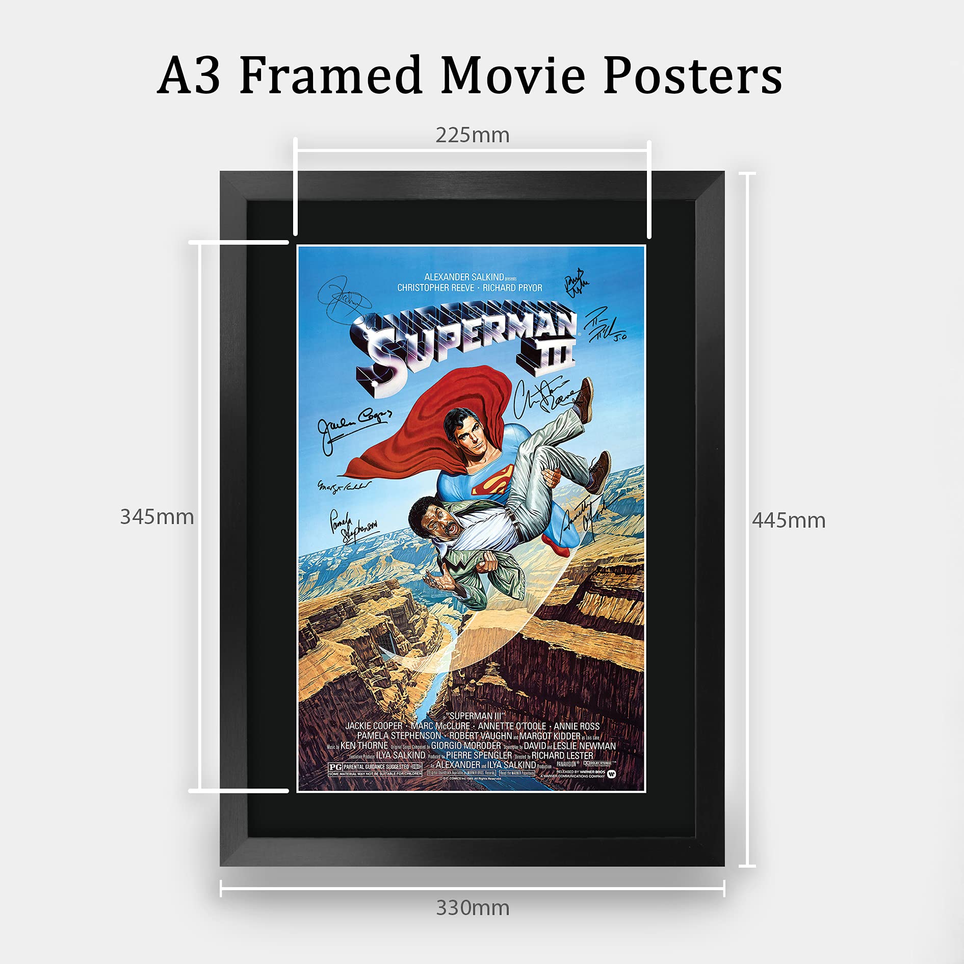 Paul Walker Fast And Furious Poster A3 Incorniciato - Regalo Per Fan, Memorabilia Film - Foto 3