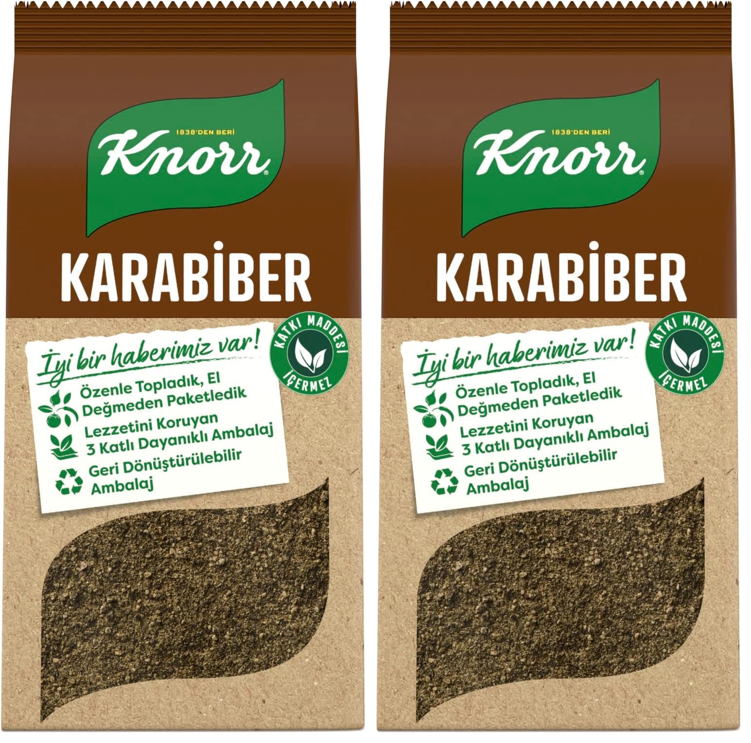 Knorr Baharat Serisi Kara Biber 60 g (2 paketi)