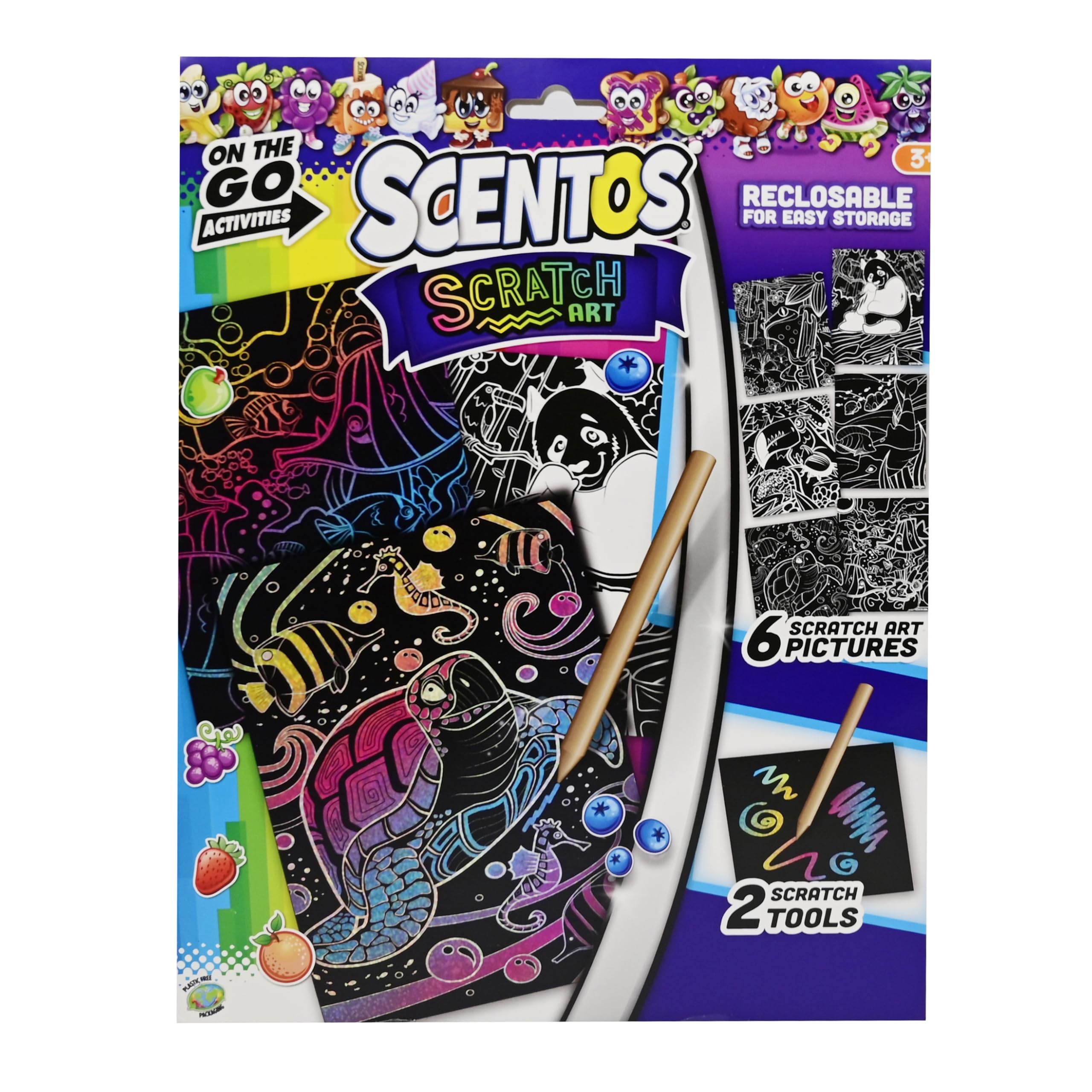 Scentos Scented Sweet Shop 10 in 1 Rainbow Pen With 10-Scented Color Inks By Fratelli |Great For Drawing,Coloring,Writing And Gifting/Return Gifts | Color may vary -1 piece only | Designed in the USA