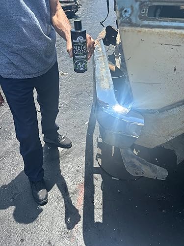 Miniatura 5 de Original CJs Master Formula Metal Gloss Detail Polish Paquete de 2 botellas de 12 onzas con brillo extraordinario para aluminio, cromo, latón, acero