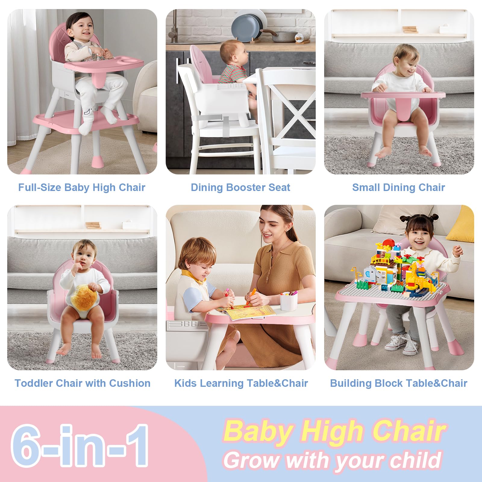In Baby High Chair Convertible Highchair For Babies