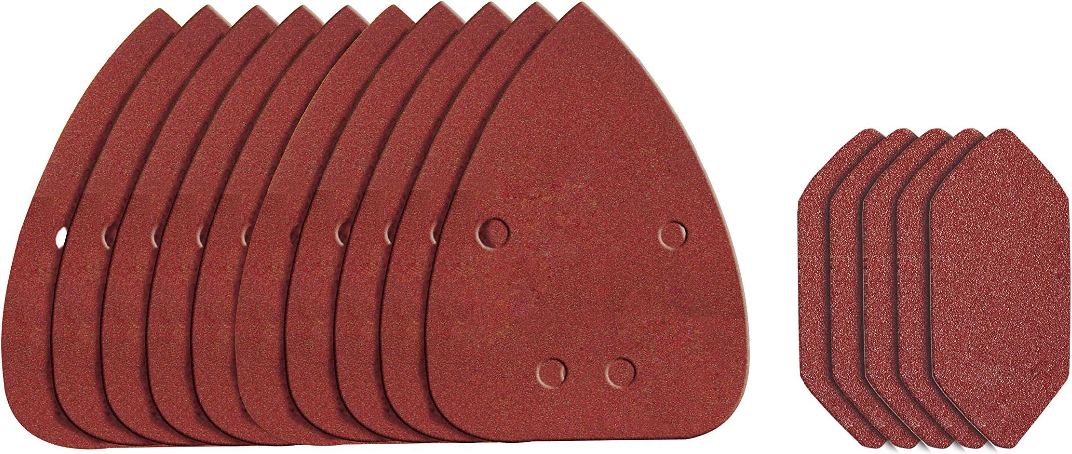 Lot De Disques Abrasifs Crochet Et Boucle 125 Mm - Grains Mixtes 40 à 240 - Neufs, Pour Ponçage Polyvalent