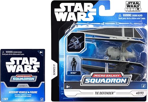 Miniatura 3 de Star Wars Micro Galaxy Squadron TIE Defender Elite Mystery Bundle - Vehículos de 3 y 2.5 pulgadas con accesorios (exclusivo de Tienda)