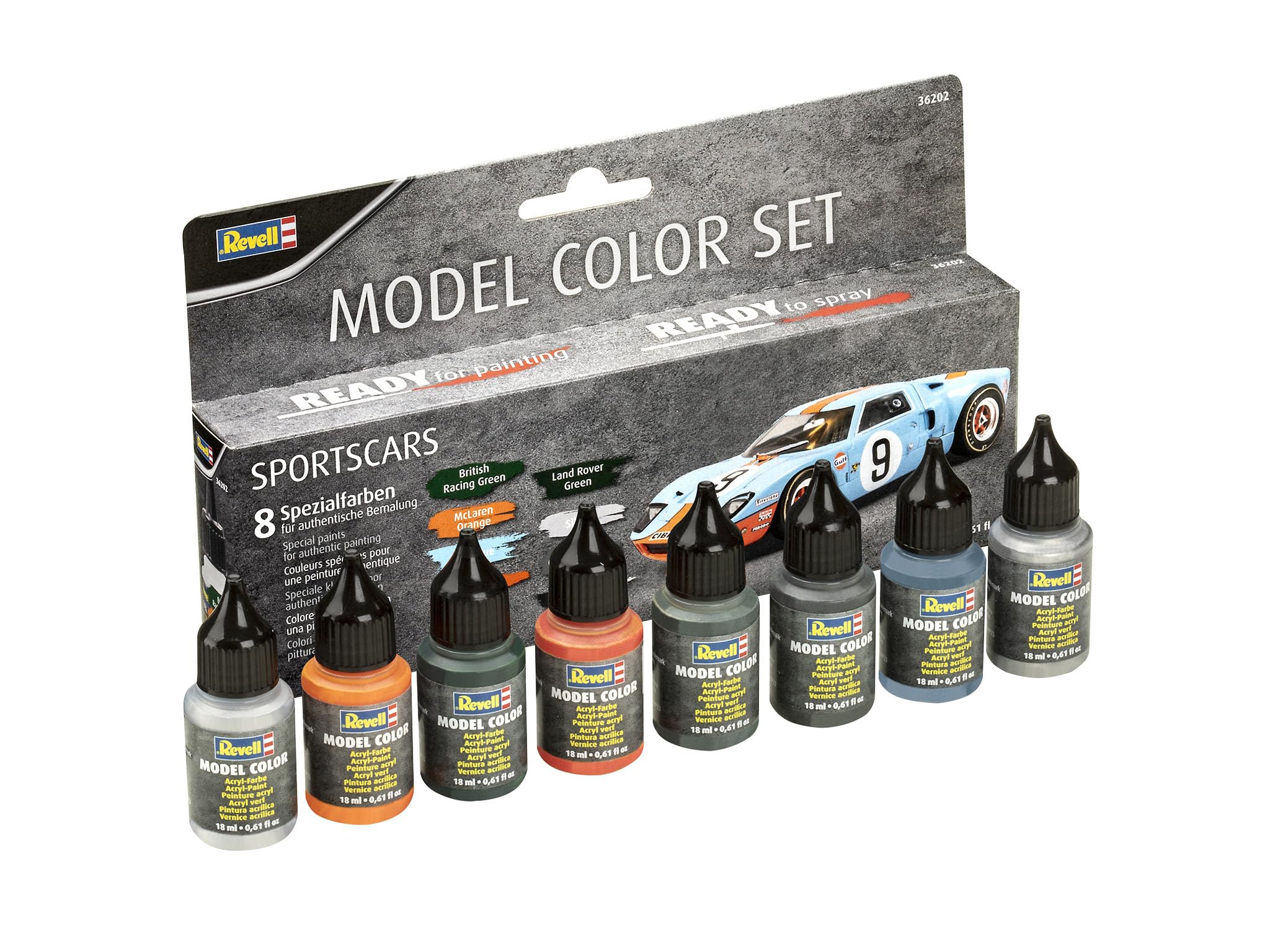 Amazon.com: Revell 36202 Model Color - Sportscars - 8x 17ml Amazon.com: Revell 36202 Model Color - Sportscars - 8x 17ml