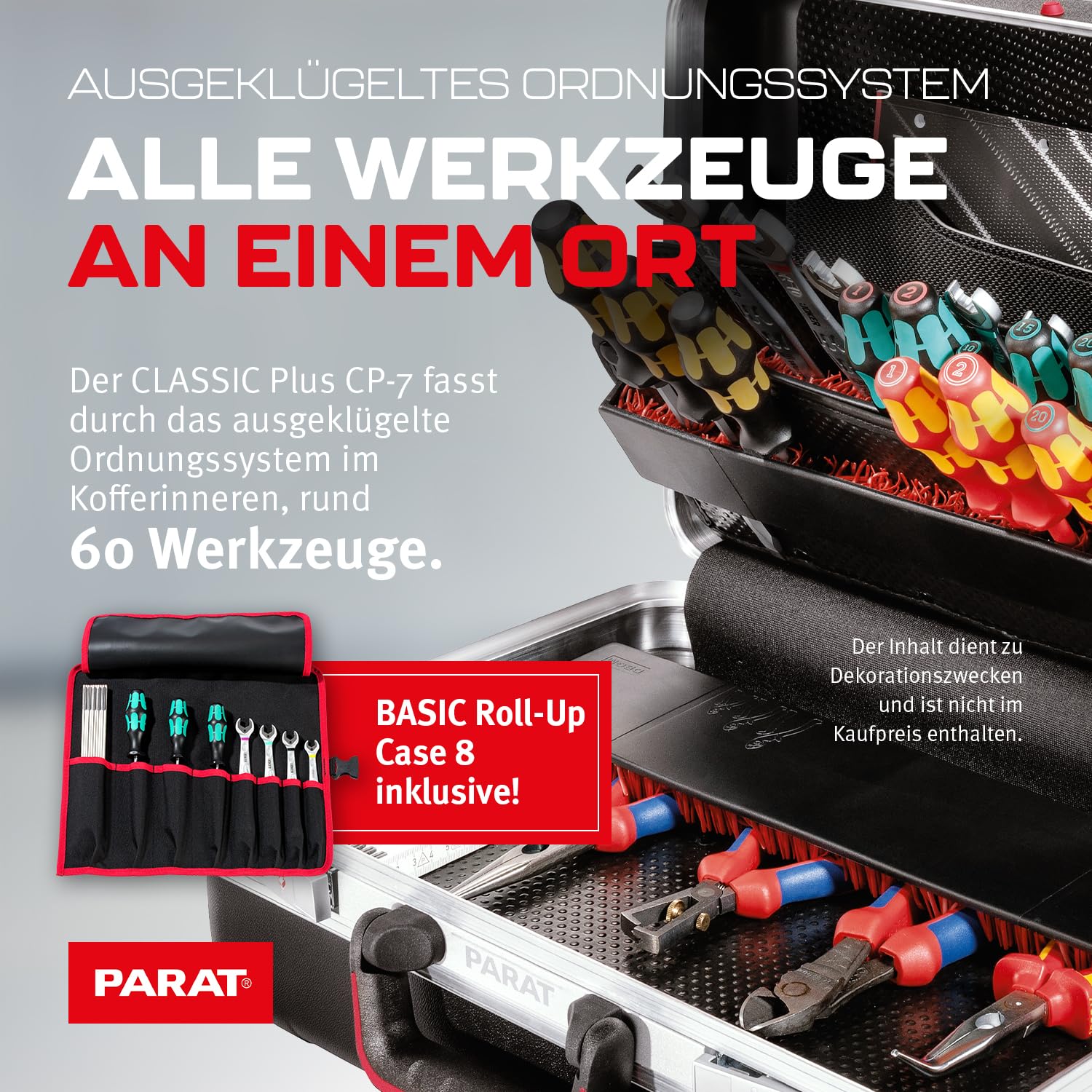 PARAT CLASSIC Plus CP-7 | Werkzeugkoffer leer gross | Werkzeugkasten leer