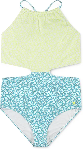 Hurley Girls' 1-Piece Cut Out Swim Suit