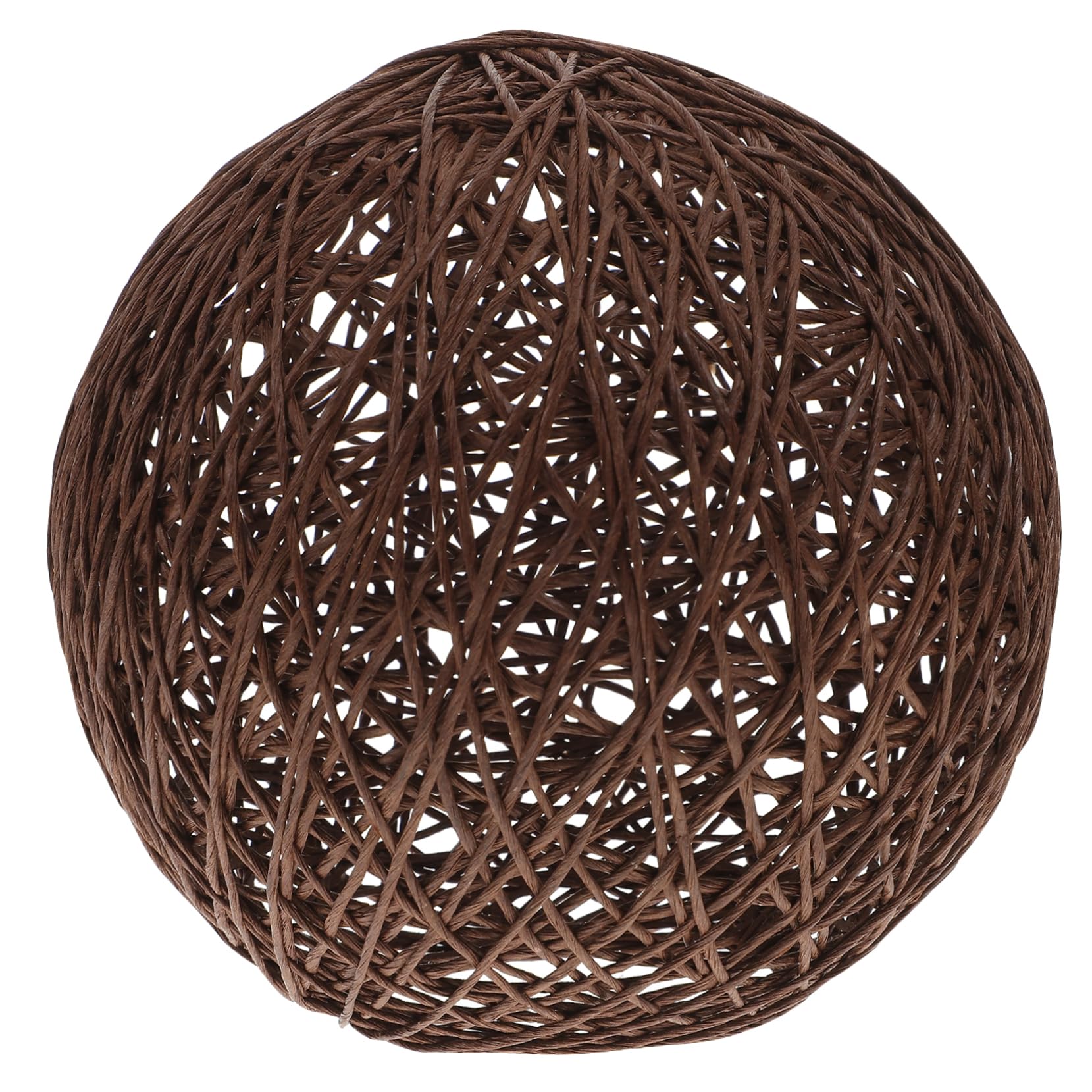 Paralume Sfera In Rattan Intrecciato A Mano – Coprilampada Naturale Per Lampade Da Tavolo E Soffitto, Design Etnico Per Soggiorno