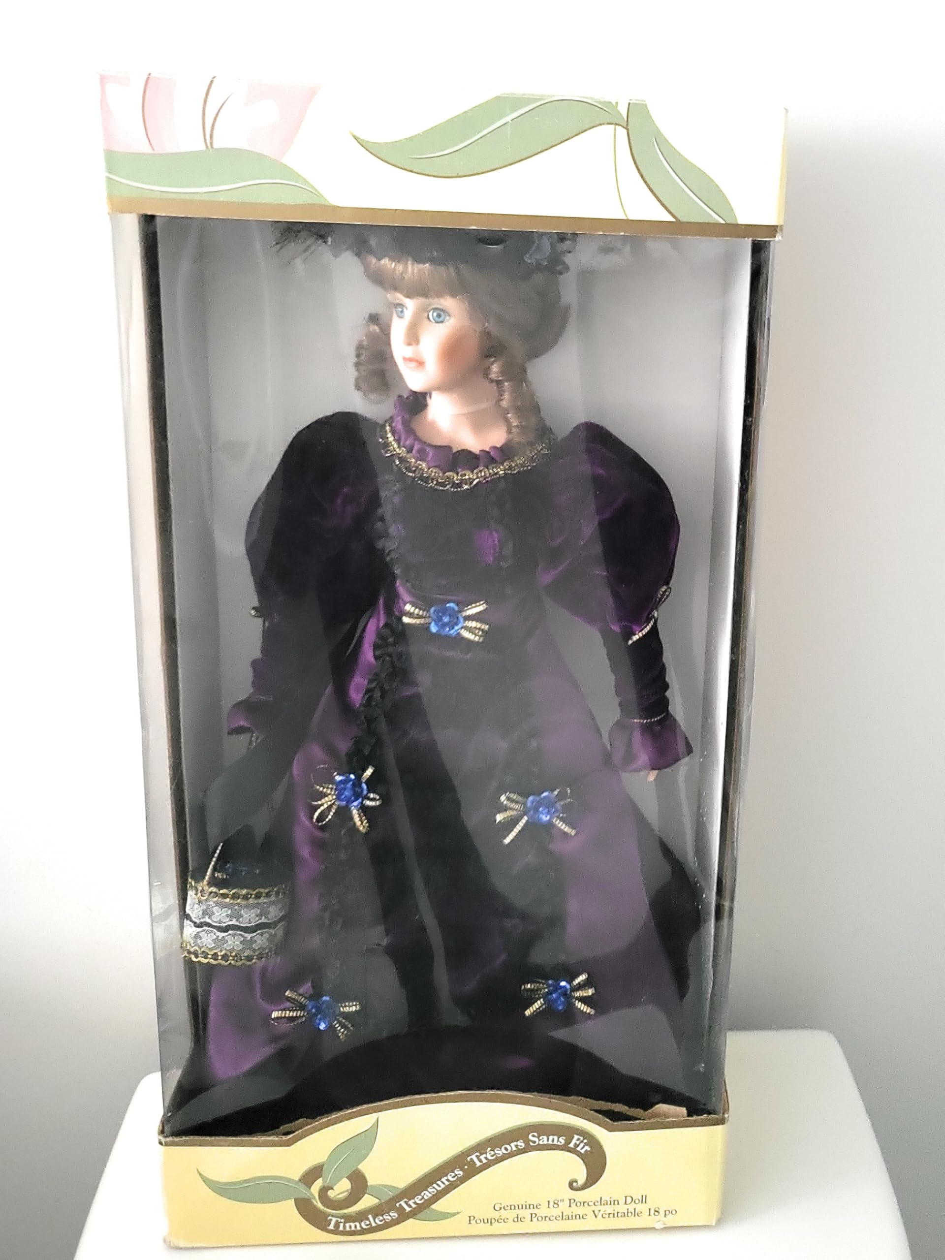Timeless Treasures Genuine 18-inch Porcelain Doll, Victorian Style